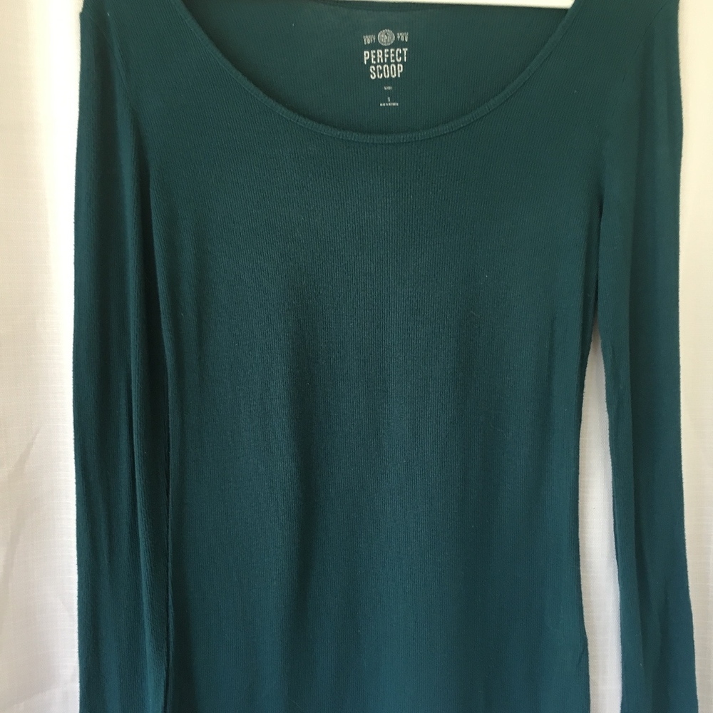 SO Dark Green Long-sleeve perfect scoop